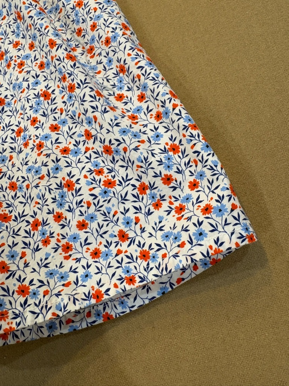 Stitchy Fish Freedom Blooms Red & Blue Floral Print Dress Size 6 - Picture 3 of 7